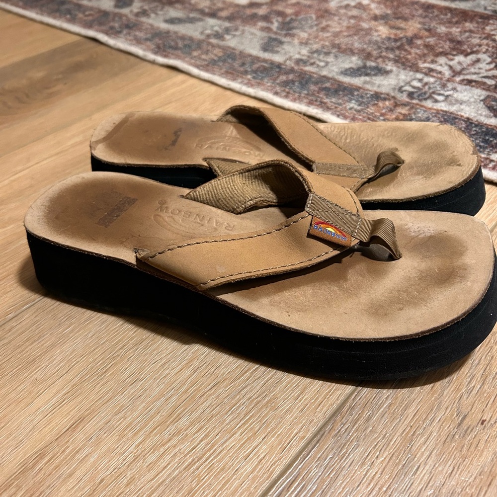 Rainbow women’s wedge sandal